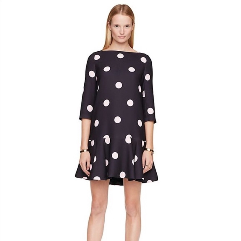 NWOT-Women's Blue Spotlight Flounce Dress (size 2) - Picture 4 of 8